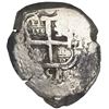 Image 2 : Potosi, Bolivia, cob 8 reales, 1751q/E, NGC VF 35.