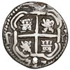 Image 2 : Potosi, Bolivia, cob 4 reales Royal (galano), 1727Y, Louis I, extremely rare (unlisted), NGC XF deta