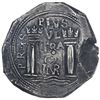 Image 1 : Bogota, Colombia, cob 8 reales, 1651, assayer PoRMS, rare, PCGS VF30, ex-Eldorado.