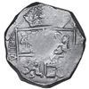 Image 2 : Bogota, Colombia, cob 8 reales, Philip IV, assayer PoRS (1655-56), rare, ex-Geiger.