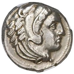 Kingdom of Macedon, AR tetradrachm, Alexander III (the Great), lifetime issue, struck by Antipater,