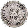 Image 1 : Anguilla (provisional government), 1 liberty dollar, incuse countermark ANGUILLA / LIBERTY DOLLAR ar