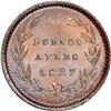 Image 1 : Buenos Aires, Argentina, copper 1/4 real, 1827, NGC MS 64 BN, finest known in NGC census, ex-O'Brien