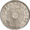 Image 1 : Cordoba, Argentina, 4 reales, 1852, Rioja-style rays around sun, NGC AU 58, ex-O'Brien.