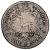 Image 2 : Potosi, Bolivia, medallic 2 soles, 1825, Liberators of Colombia and Peru, Cerro de Potosi / llama, P