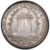 Image 1 : Potosi, Bolivia, medallic 2 soles, (1855), woman and baby / temple, PCGS AU details / cleaning, ex-W