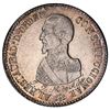 Image 1 : Potosi, Bolivia, medallic 2 soles, 1863, Acha / Constitution, PCGS AU details / scratch, ex-Whittier