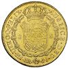 Image 2 : Bogota, Colombia, gold bust 8 escudos, Charles IV, 1792JJ, no dot between J's.
