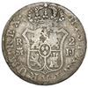 Image 2 : Cuba (Trinidad / Santiago / Principe), 2 reales, star-in-lattice countermark (1841) on bust of Madri