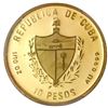 Image 2 : Cuba, gold proof 10 pesos, 1990, XXV Summer Olympic Games, Barcelona 1992 - Basketball, PCGS PR67DCA