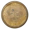 Image 2 : Danish West Indies, small uniface brass 5 cents token, D.O.C., ca. 1890, very rare, ex-Byrne, Higgie