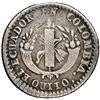 Image 2 : Quito, Ecuador, 1 real, 1835GJ, NGC VF details / cleaned.
