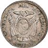 Image 2 : Quito, Ecuador, 1/2 real, 1849GJ, NGC AU 55.