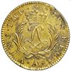 Image 2 : France (Paris mint), gold double Louis d'or, Louis XV, 1724-A, NGC UNC details / saltwater damage.