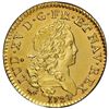 Image 1 : France (Paris mint), gold Louis d'or, Louis XV, 1724-A, NGC UNC details / saltwater damage.