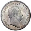 Image 1 : Baden (German States), 2 thaler / 3-1/2 gulden, Leopold I, 1852, very rare, MS 67, finest known in b