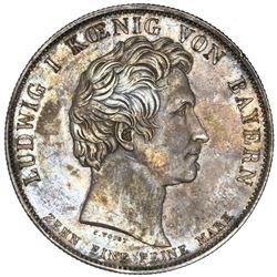 Bavaria (German States), taler, 1831, Ludwig I, opening of the Bavarian legislature, NGC AU details 