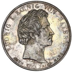 Bavaria (German States), taler, 1833, Ludwig I, Bavaria-Prussia-Saxony-Hesse-Thuringia customs union