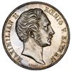 Image 1 : Bavaria (German States), 2 taler, 1856, Maximilian II, monument to Maximilian II, NGC UNC details / 