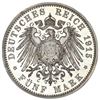 Image 2 : Brunswick (German States), proof 5 mark, 1915-A, Ernst August, wedding of Ernst August and Viktoria 