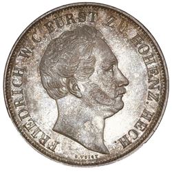 Hohenzollern-Hechingen (German States), 2 gulden, 1846, Friedrich Wilhelm Constantine, NGC AU 55, fi