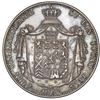 Image 2 : Nassau (German States), 2 taler, 1860, Adolph, reverse legend closer to rim variety.