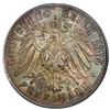 Image 2 : Saxony (German States), 3 mark, Georg, 1902-E, commemorating the death of King Albert, PCGS MS66.