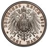 Image 2 : Saxony (German States), proof 3 mark, Friedrich August III, 1913-E, centennial of the Battle of Leip