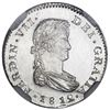 Image 1 : Guatemala, bust 1 real, Ferdinand VII, 1812M, NGC MS 64, finest known in NGC census, ex-Stuart.