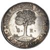 Image 2 : Guatemala (Central American Republic), 8 reales, 1847/6A, NGC AU 50, ex-Jones.