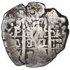 Image 2 : Guatemala, 4 reales, sun-over-mountains countermark (Type II, 1839) on cross side of a Potosi, Boliv