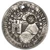 Image 2 : Guatemala, 8 reales, Type III double countermark (1840, contemporary counterfeit) on a Cuzco, South 