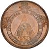 Image 2 : Tegucigalpa, State of Honduras (struck in London, England), provisional 8 pesos, 1862T-A, NGC MS 64 