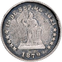 Honduras, 5 centavos, 1879, Lovett type, very rare, NGC VF 35.