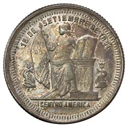 Honduras, 25 centavos, 1883, PCGS AU50, finest known in PCGS census.