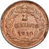 Image 2 : Honduras, bronze 2 centavos, 1910, denomination as CENTAVOS, NGC MS 64 RB ("top pop"), ex-Dana Rober