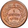 Image 2 : Honduras, bronze 1 centavo, 1890, denomination 1, NGC MS 63 RB, finest known in NGC census, ex-O'Bri