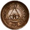 Image 1 : Honduras, bronze 1 centavo, 1893/83, denomination UN/10, no wreath, NGC AU 55 BN, ex-O'Brien.