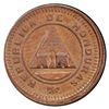 Image 1 : Honduras, bronze 1/2 centavo, 1881, very rare, PCGS AU58.
