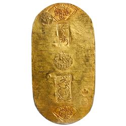 Japan, gold koban (1 ryo), Hoei/Shotoku era (1710-14), PCGS AU58.