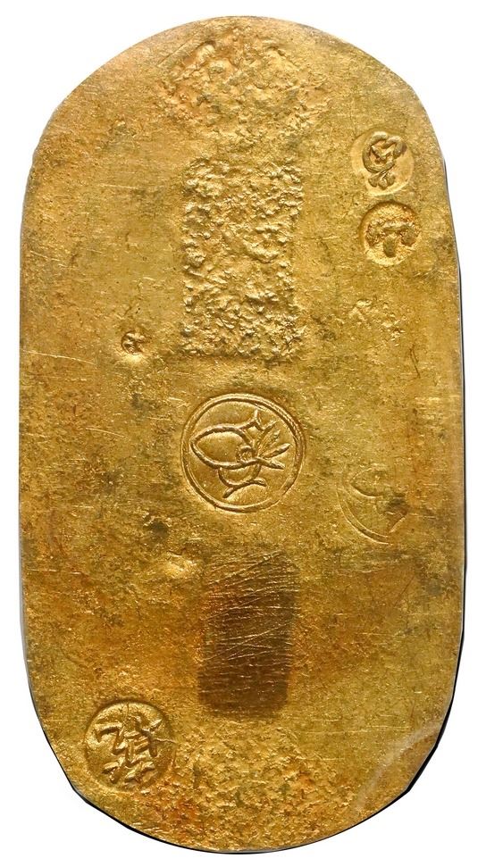 Japan, gold koban (1 ryo), Hoei/Shotoku era (1710-14), PCGS AU58.