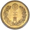 Image 2 : Japan, gold 20 yen, emperor Mutsuhito (1852-1912), Meiji year 44 (1911), NGC MS 64+.