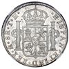Image 2 : Mexico City, Mexico, bust 8 reales, Charles IV, 1807TH, NGC MS 61.