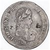 Image 1 : Chihuahua, Mexico, bust 8 reales, Ferdinand VII, 1817RP, with incuse T and pillars/pomegranate count