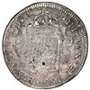 Image 2 : Chihuahua, Mexico, bust 8 reales, Ferdinand VII, 1817RP, with incuse T and pillars/pomegranate count