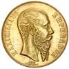 Image 1 : Mexico City, Mexico, gold 20 pesos, Maximilian, 1866, NGC UNC details / cleaned, ex-Jones.