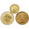 Image 2 : Lot of three Mexico brass tokens/medal: Santiago C. Lohse Comisionista, 1892 (medal); Chiapas, coffe