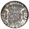 Image 2 : Lima, Peru, pillar 8 reales, Charles III, 1768JM, dot above left mintmark only.