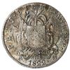 Image 2 : Lima, Peru, provisional 8 reales, 1822JP, "Peru Libre," rare, NGC MS 63.