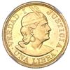 Image 1 : Lima, Peru, 1 libra, 1921, NGC MS 63, finest and only example in NGC census.